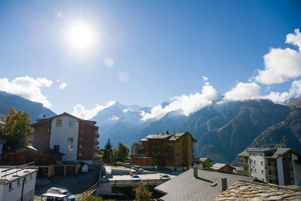 Ferienwohnung Milleggapark Casa Mia Grächen Exterior foto
